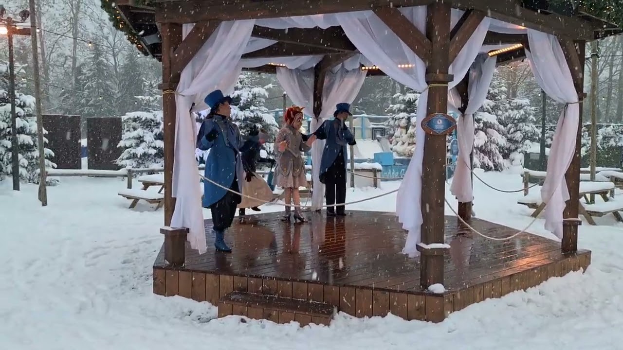 Pardijns meedein festijn in de sneeuw