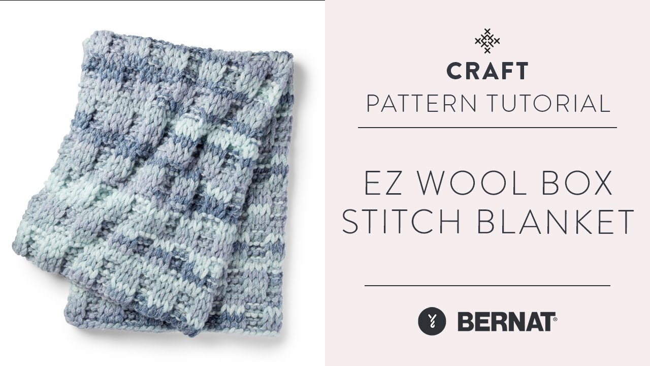 EZ Knitting | Box Stitch Blanket with The Crochet Crowd