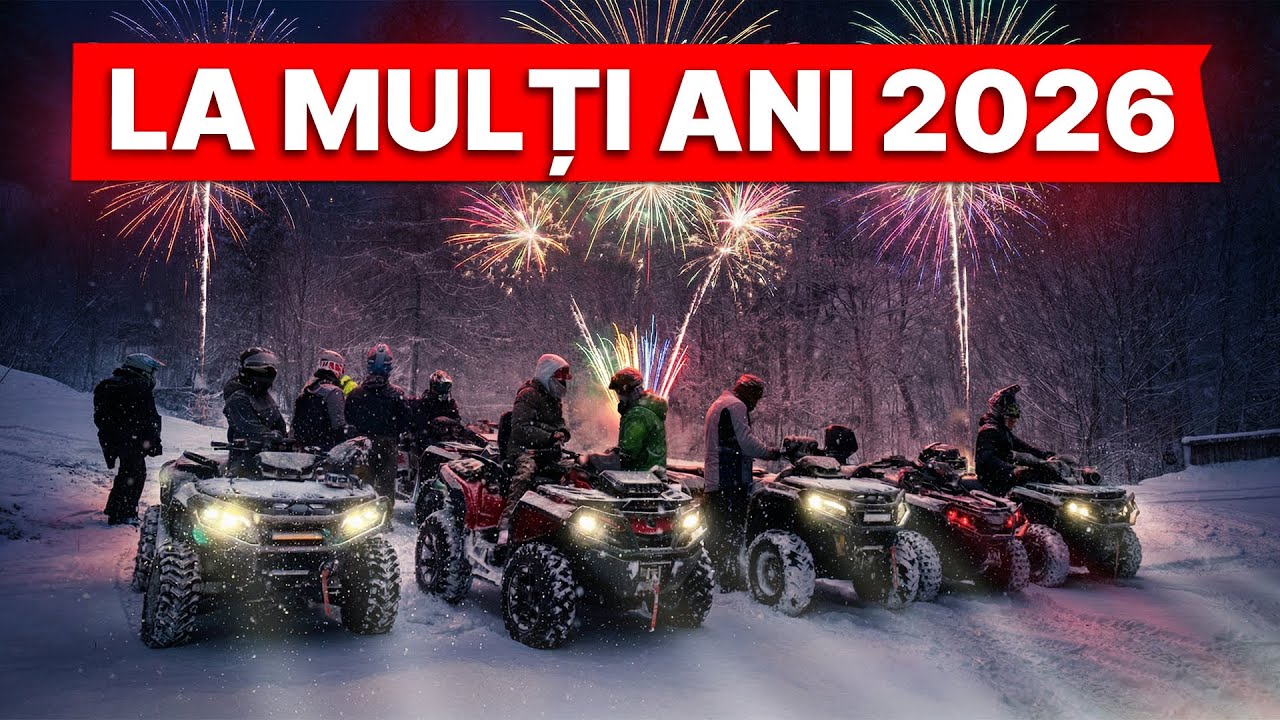 Ultimul TRASEU offroad din 2025! ATV vlog la Șureanu 🔥