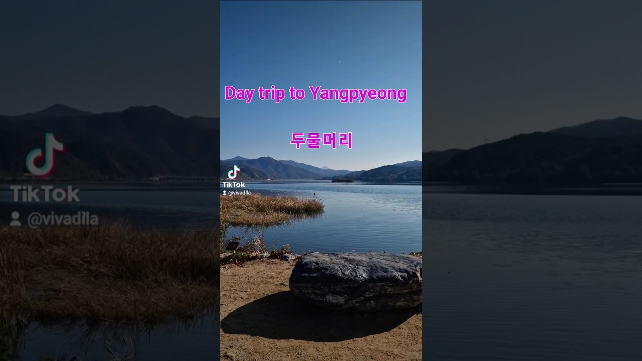 Daytrip Yangpyeong  👌 #koreatrip #southkorea #Yangpyeong #nature #river #travel #beautiful #두물머리 #산책