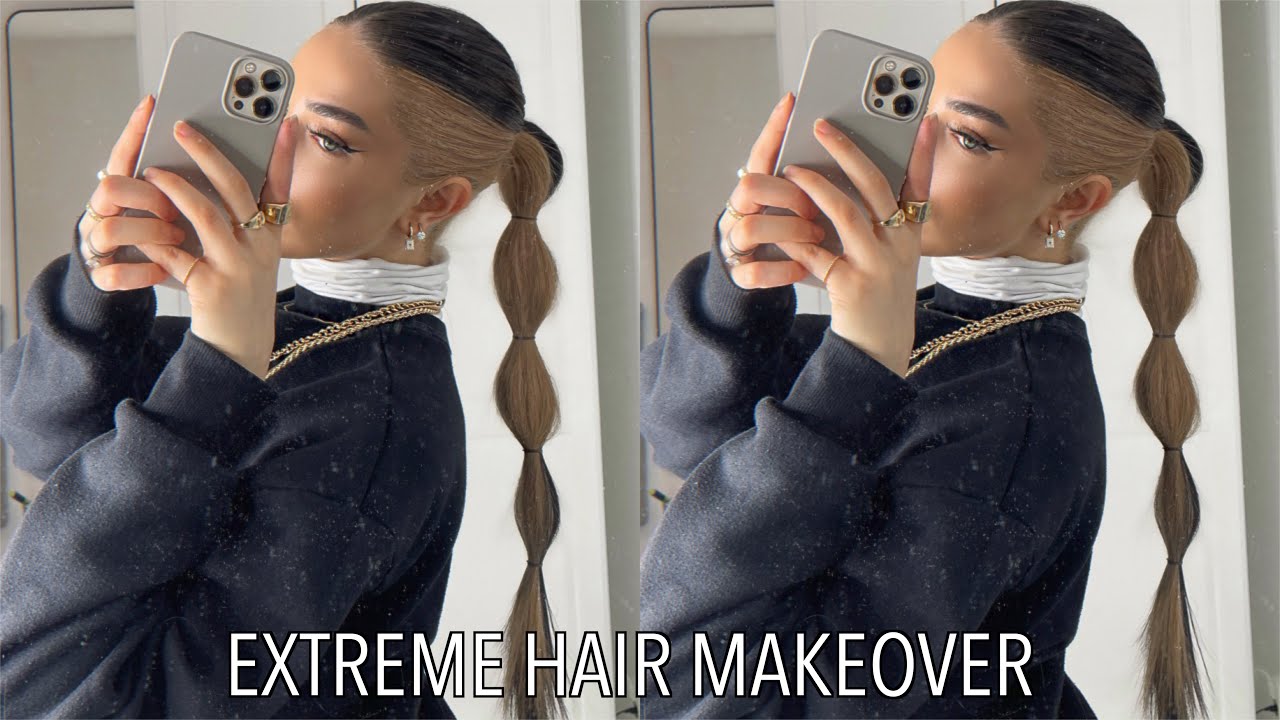 bleaching and dying the bottom half of my hair blonde