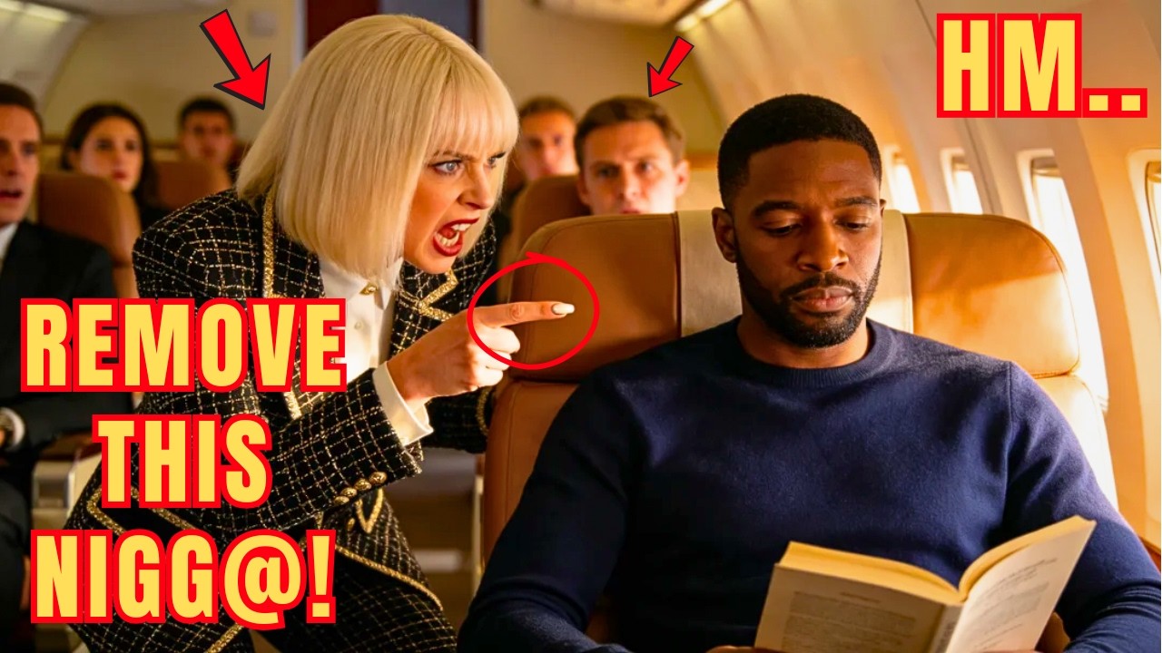 White Woman Demands Black Man Be Removed from First Class — Freezes When He Reveals He's a US Gene..