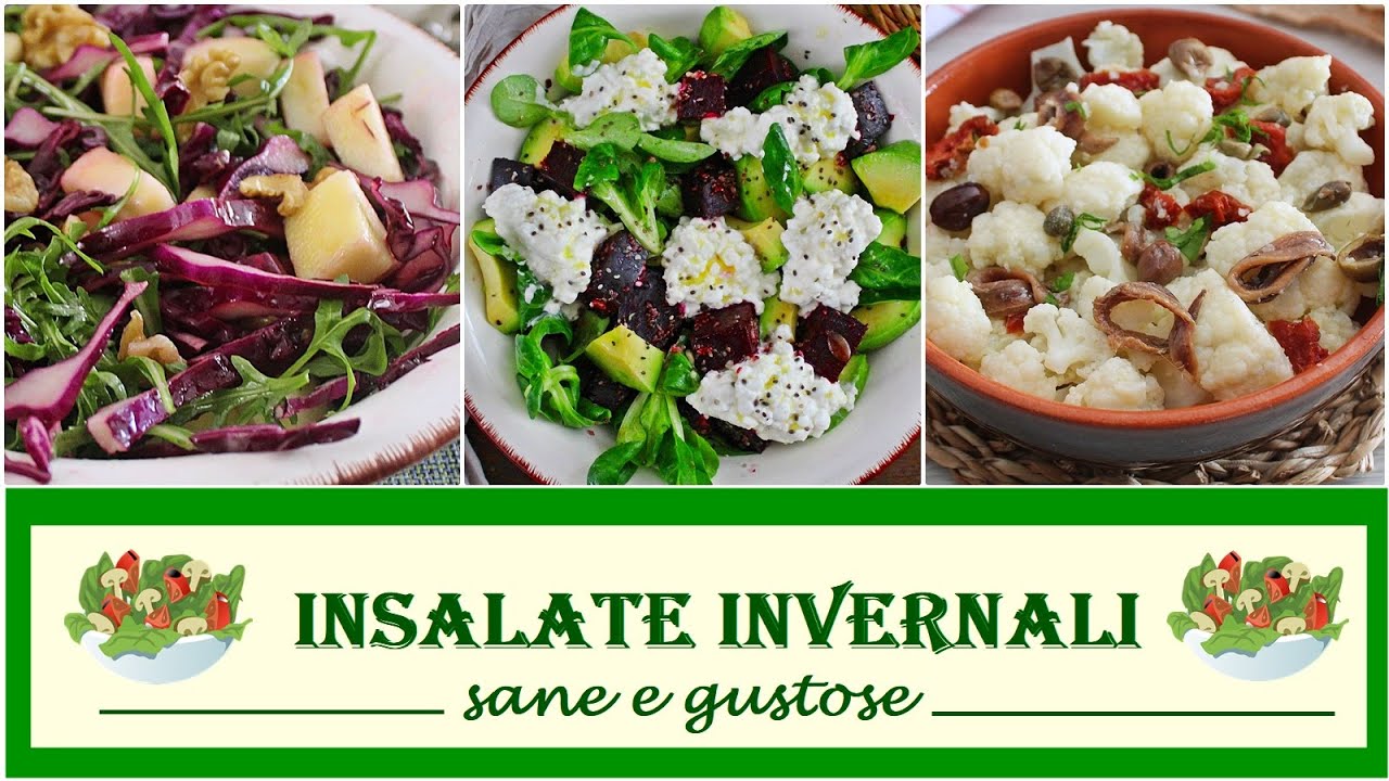 3 INSALATE INVERNALI sane e gustose- La cucina di Rita