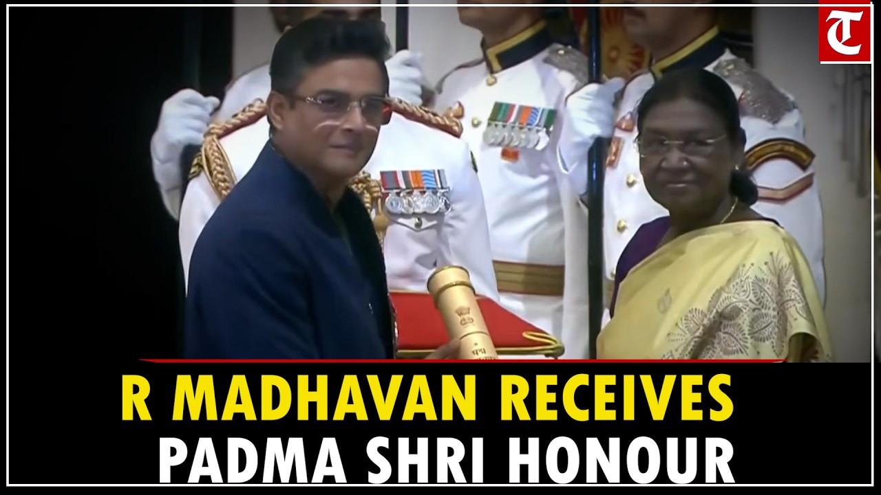 R Madhavan Receives Padma Shri, Family Cheers as Sarita and Vedaant Celebrate Proud Moment