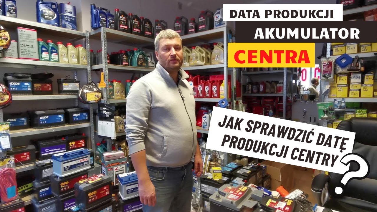 Data produkcji akumulatora Centra | Jak sprawdzić datę akumulatora Centra?