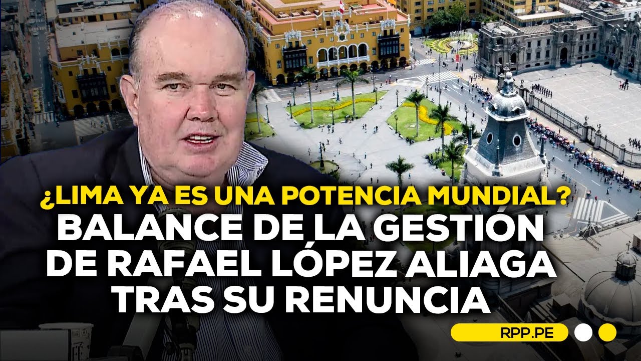 López Aliaga expone por qué renunció a la Alcaldía y cuál es el balance de su gestión #ENFOQUERPP