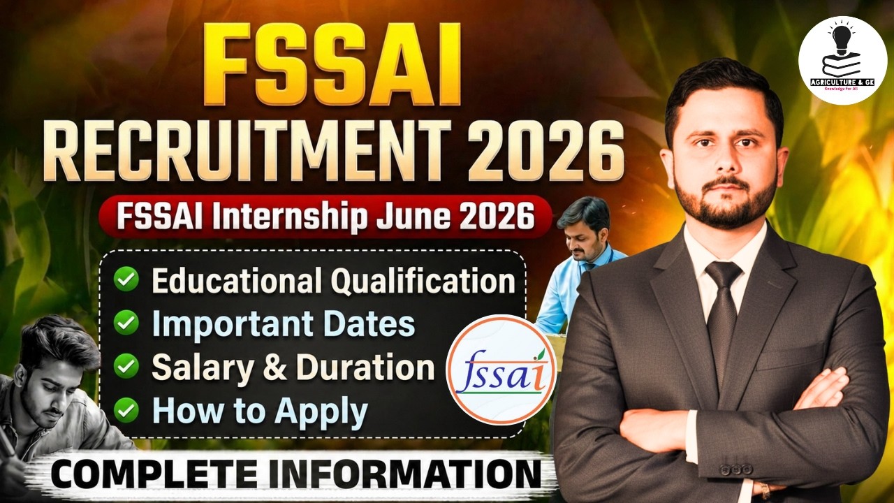 FSSAI Recruitment 2026 | FSSAI Internship June 2026 Notification Out | FSSAI CFSO Vacancy 2026