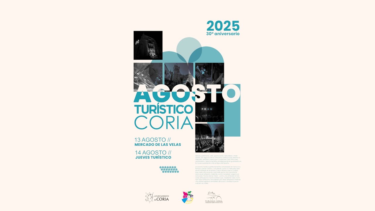 Presentación de la Programación del Agosto Turístico 2025 en Coria