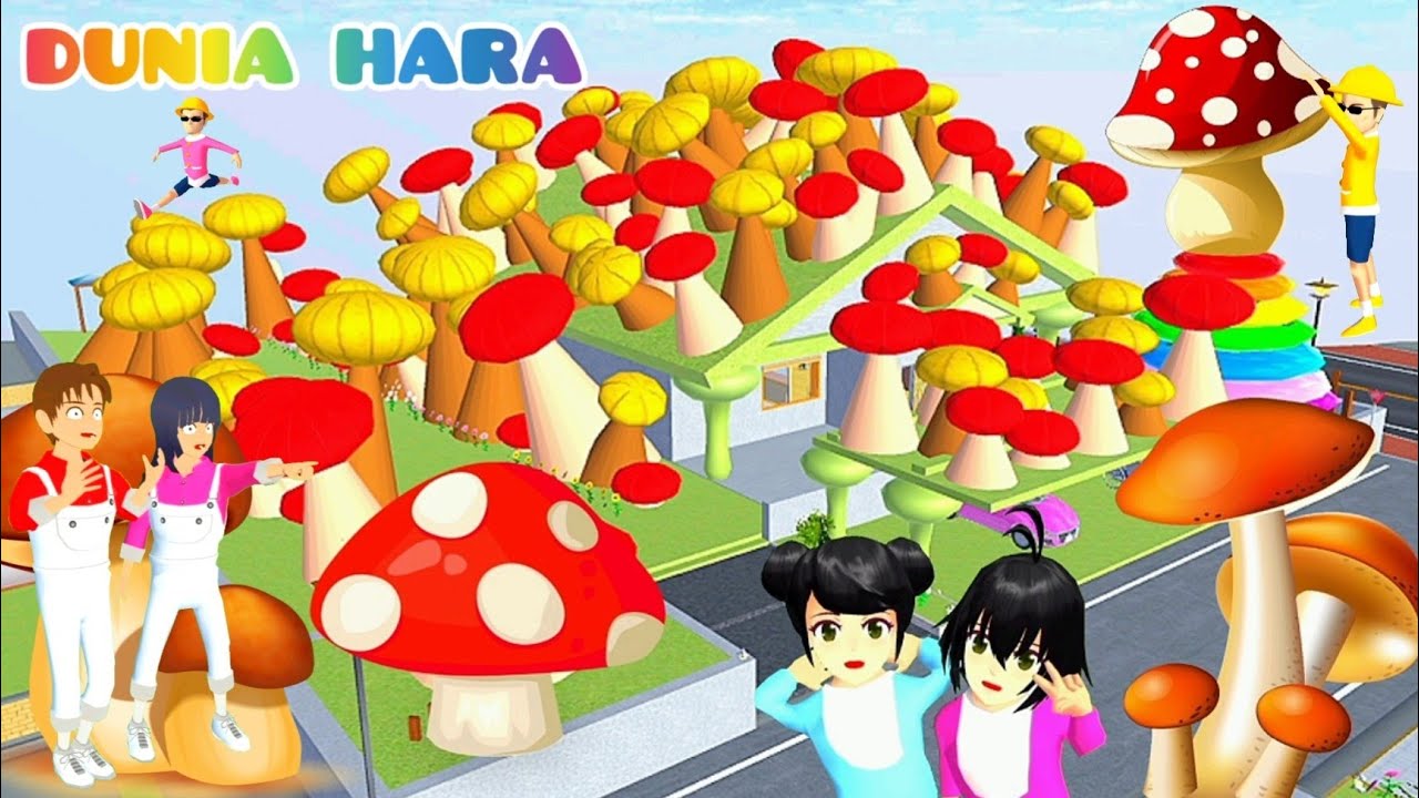 Rumah Yuta Jamuran 😱 | Titan Celine Ditelan Raksasa gara2 Jamur Ber4cun 😵 Sakura School Simulator