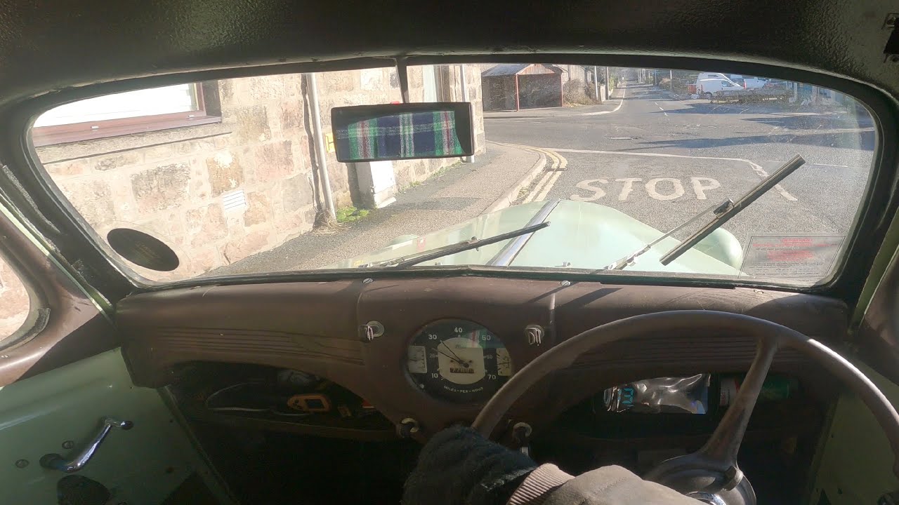 Slightly longer drive in 1953 Ford Anglia