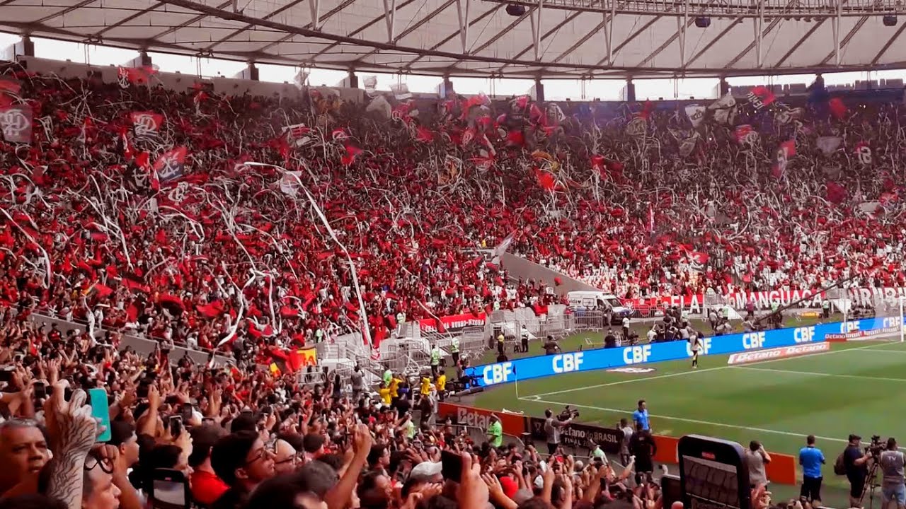 Torcida do Flamengo no 1°Jogo da Final da Copa do Brasil 2024. Flamengo 3 x 1 Atlético-MG.