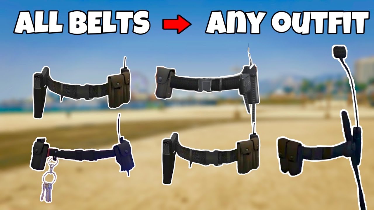 How To Get EVERY BELT on Any Outfit Glitch In GTA 5 Online 1.71! NO TRANSFER, GET Cop belt & MORE