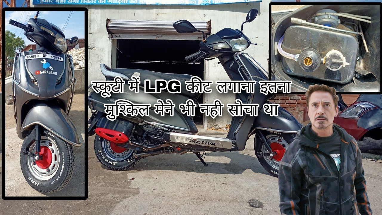 Scooty me lpg Kit kese lagaye most detailed video #hindi #activa