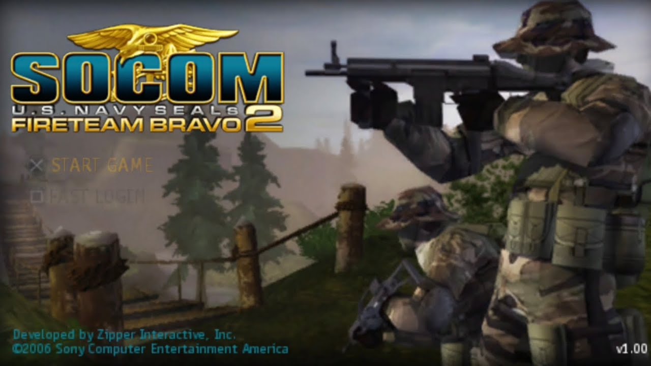 SOCOM U.S. NAVY SEALS FIRETEAM BRAVO 2 (PPSSPP) GAMEPLAY #4