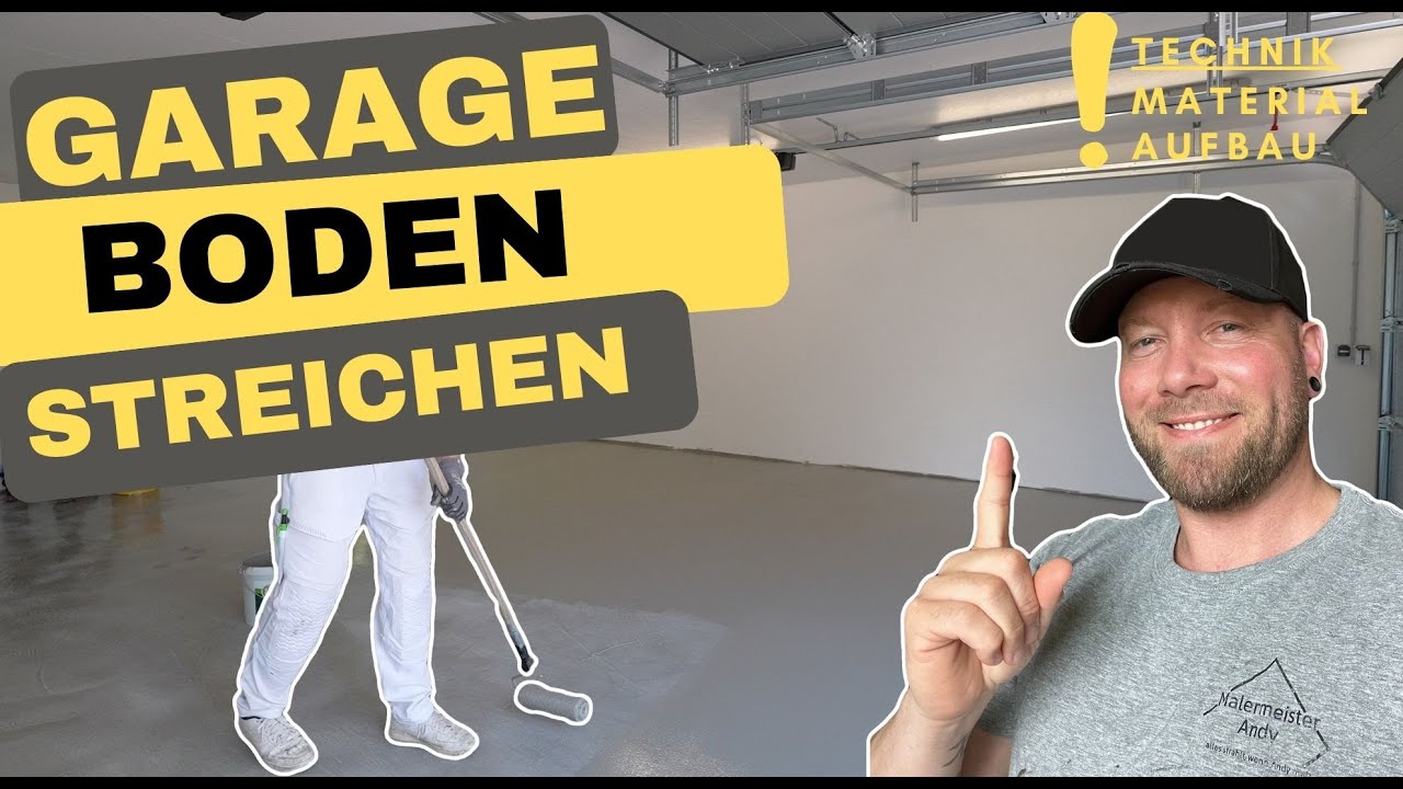 Das musst du beachten bei dem Garagenboden