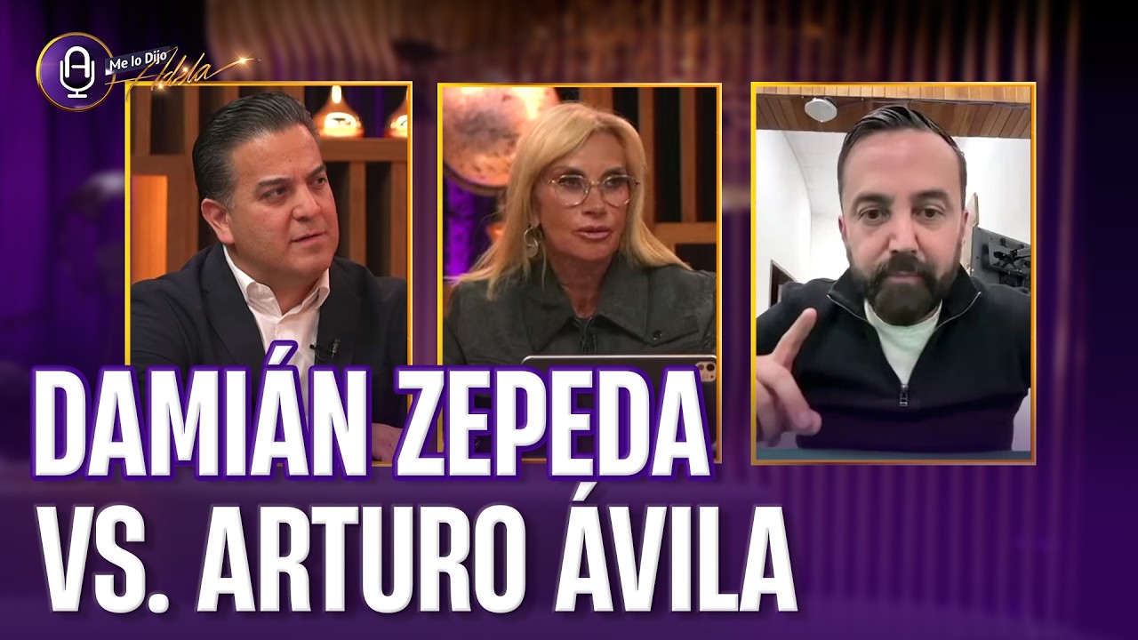 ¡ENCONTRONAZO! Damián Zepeda y Arturo Ávila pelean en vivo por CRÍTICAS a la 4T