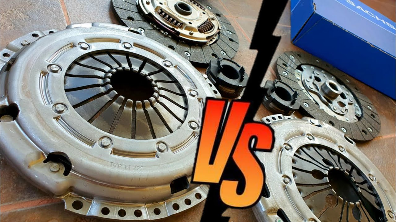 COMPARATIE kit ambreiaj masa simpla vs ambreiaj masa dubla | Ambreiaj SACHS 1.6 tdi vw GOLF 6 Passat