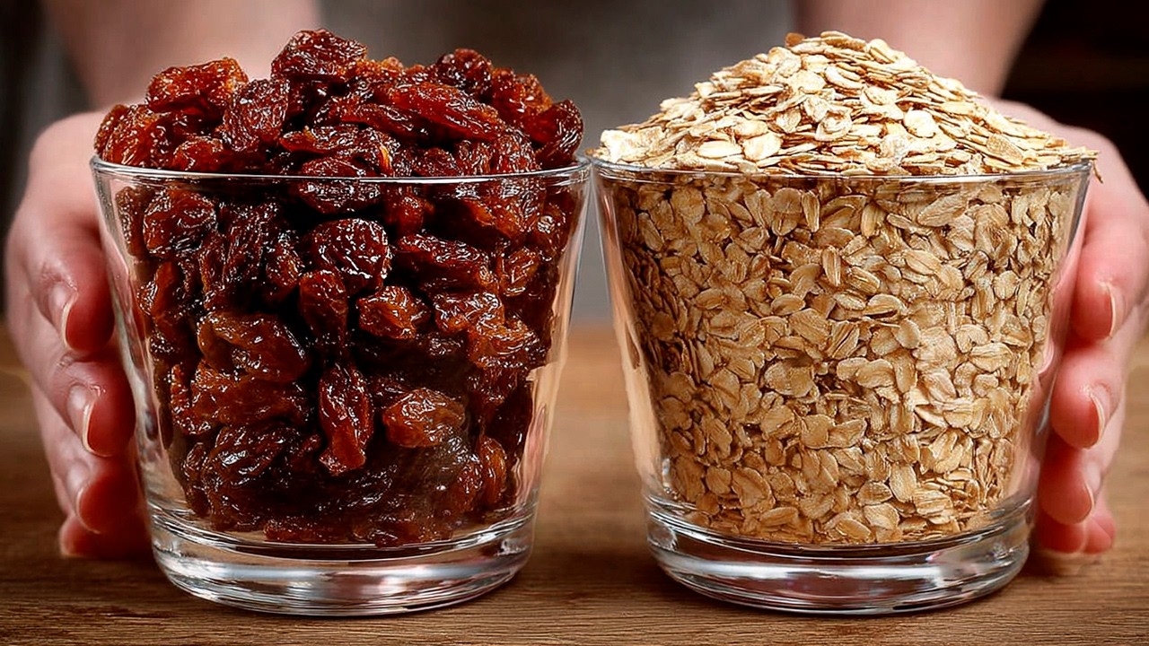 Ohne Mehl! Haferflocken, Apfel und Banane! Gesundes Rezept! Zuckerfreies Dessert!
