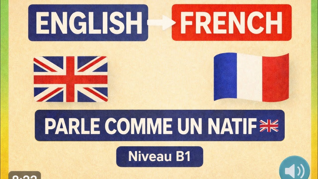 80 EXPRESSIONS EN ANGLAIS 🇬🇧➡️🇫🇷 | Parle comme un natif (B1)