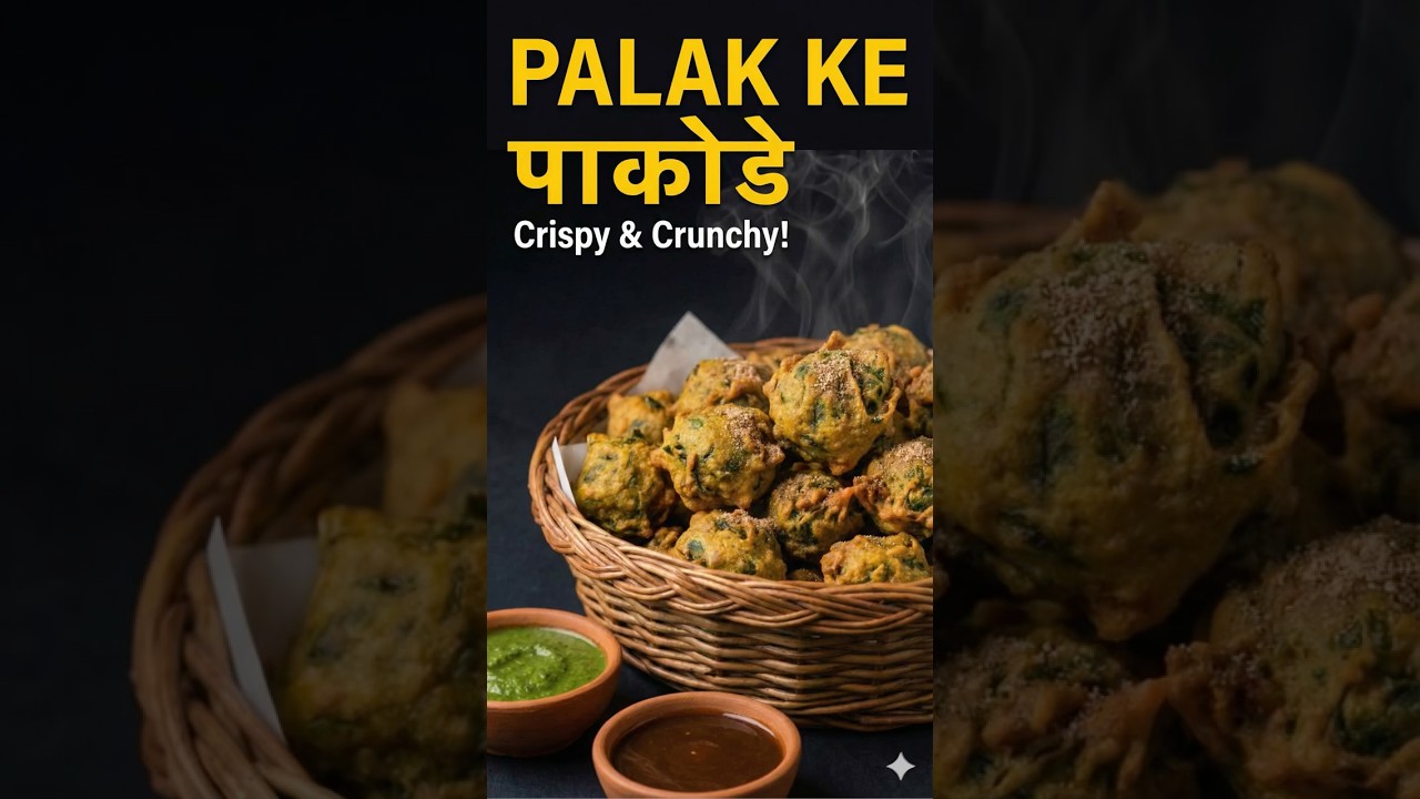 Perfect Palak Pakoda Recipe! 😍 