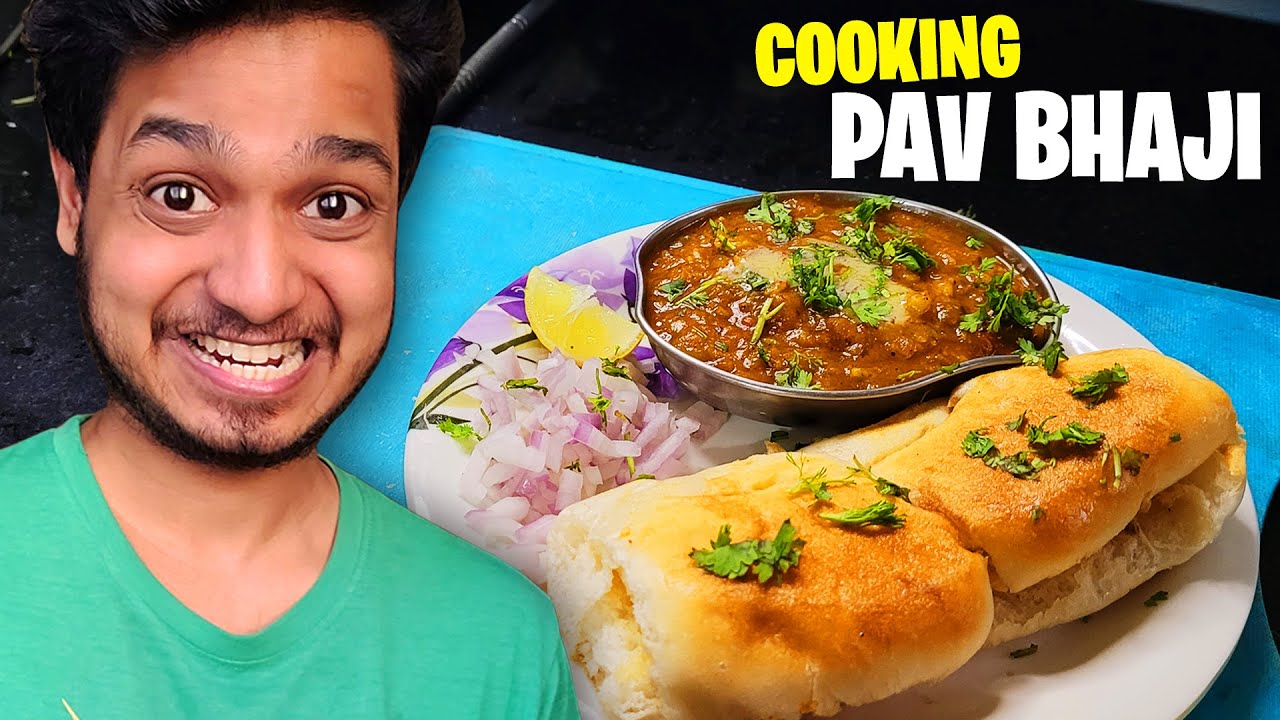 Mumbai Pav Bhaji Recipe - Cooking with Ezio18rip (Food Vlog IRL) 