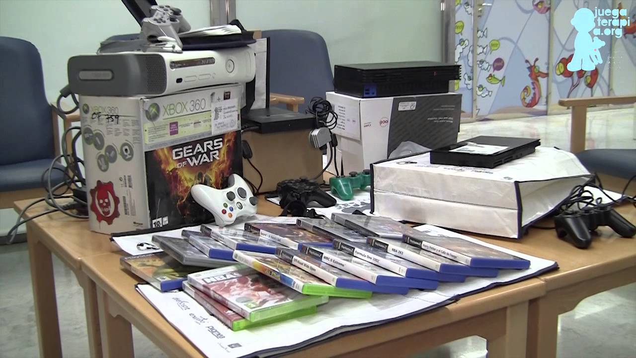 Entrega de 60 consolas en el Hospital Vall d'Hebrón de Barcelona