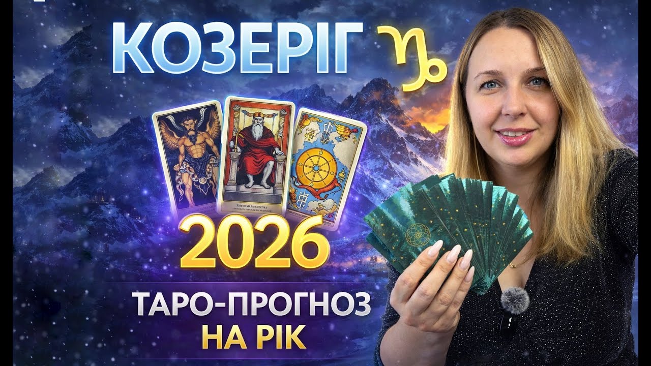 Козеріг | Таро прогноз на 2026 рік | Трансформація та новий шлях