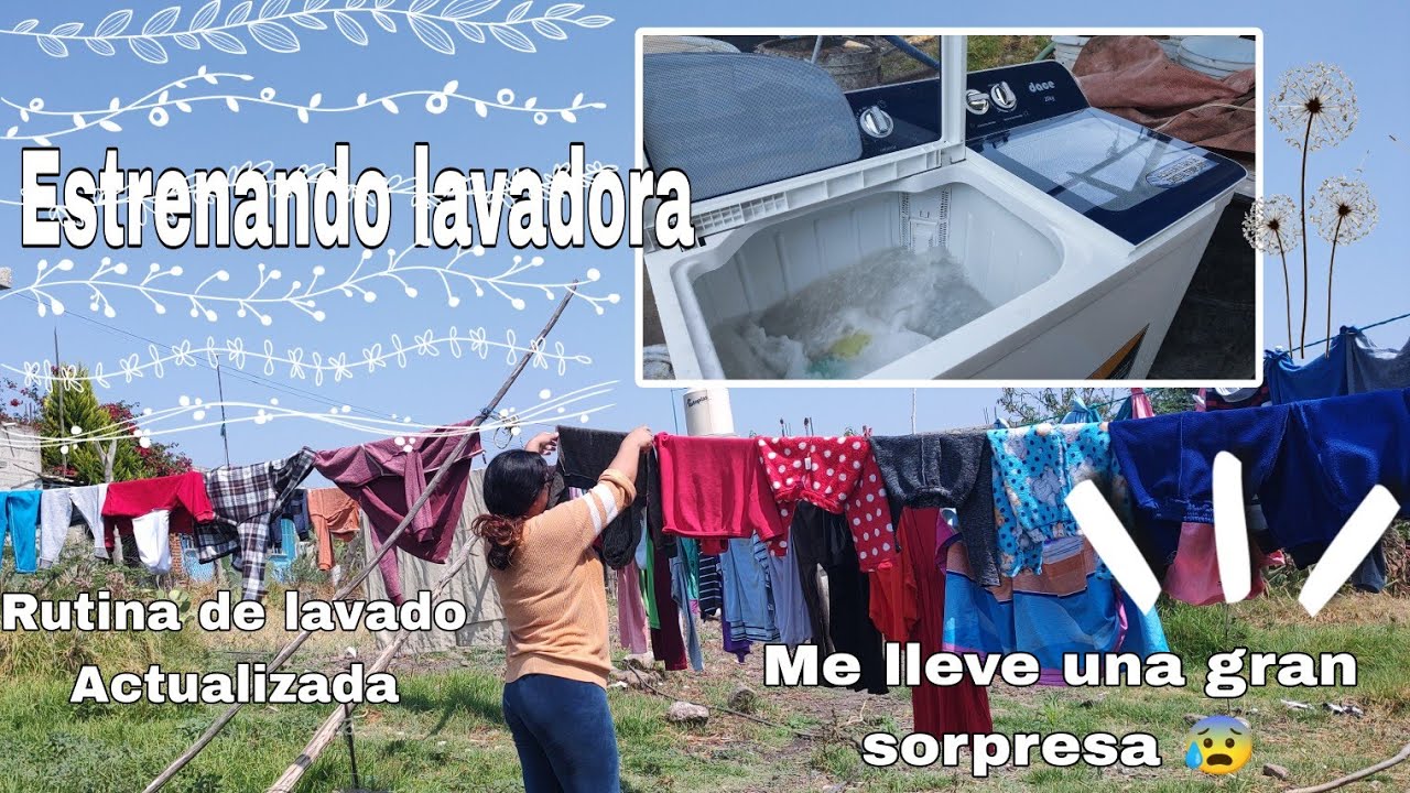 🧦Estrenando nueva lavadora Dace/Lavadora de dos tinas de 20kg🧼@Mamá soltera blogs