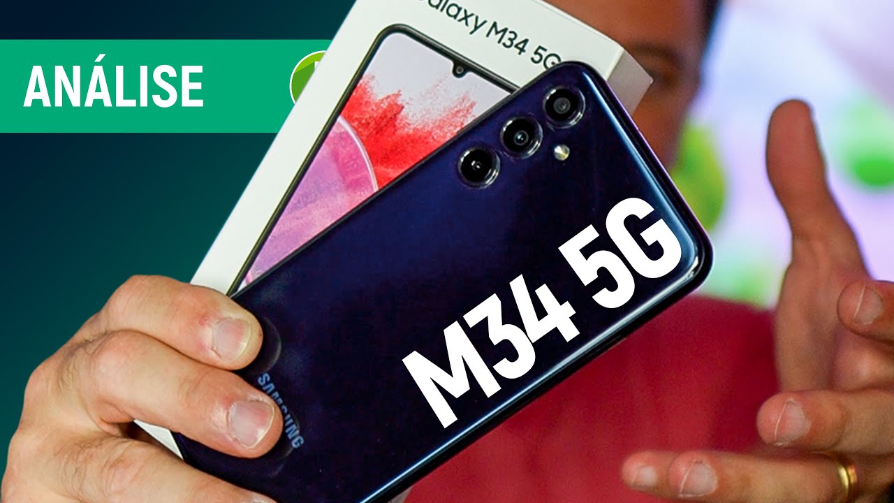 GALAXY M34: bom CELULAR 5G com DESEMPENHO, BATERIA e CÂMERA na média | Análise / Review