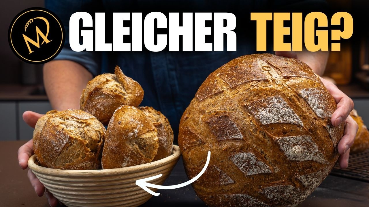 Brotteig als Brötchen backen und umgekehrt - das musst du beachten!
