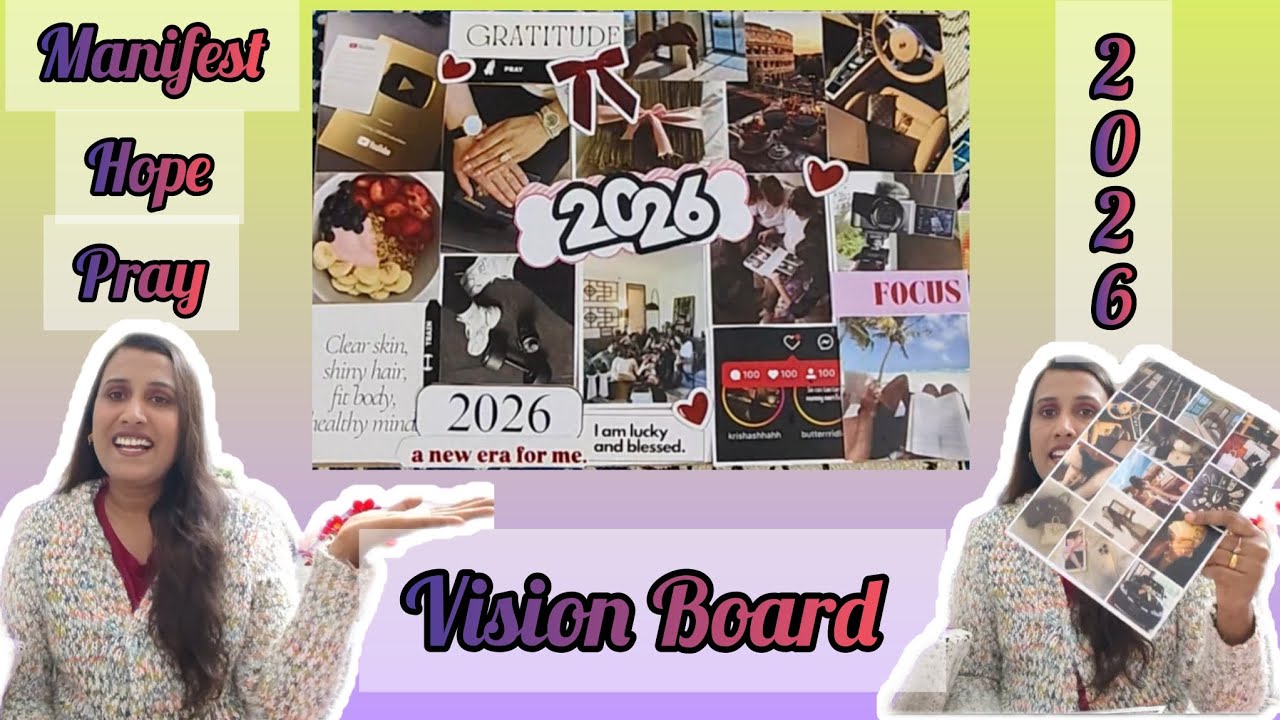 My Vision Board 2026 || 
