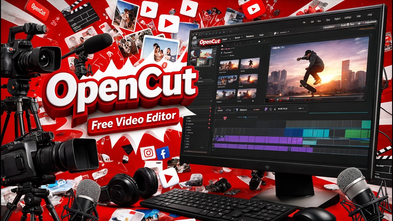 OpenCut - Free Video Editor - Basic and Easy To Use