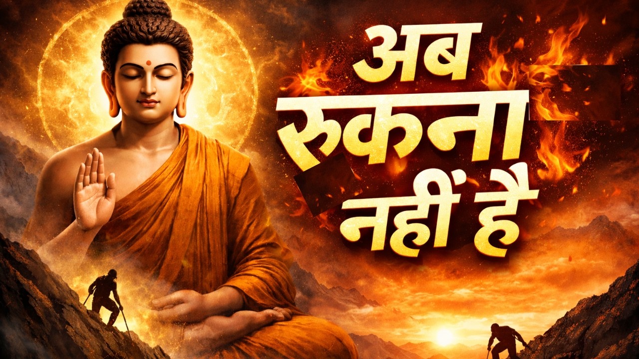 अब रुकना नहीं है 🔥 | Powerful  Buddha Inspired Motivation 2026
