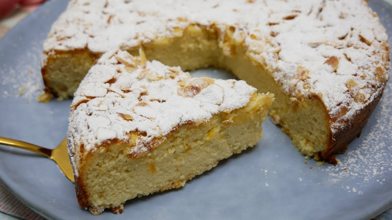 Cada vez que hago esta TARTA todos me piden la receta / TARTA DE QUESO RICOTTA Y ALMENDRAS