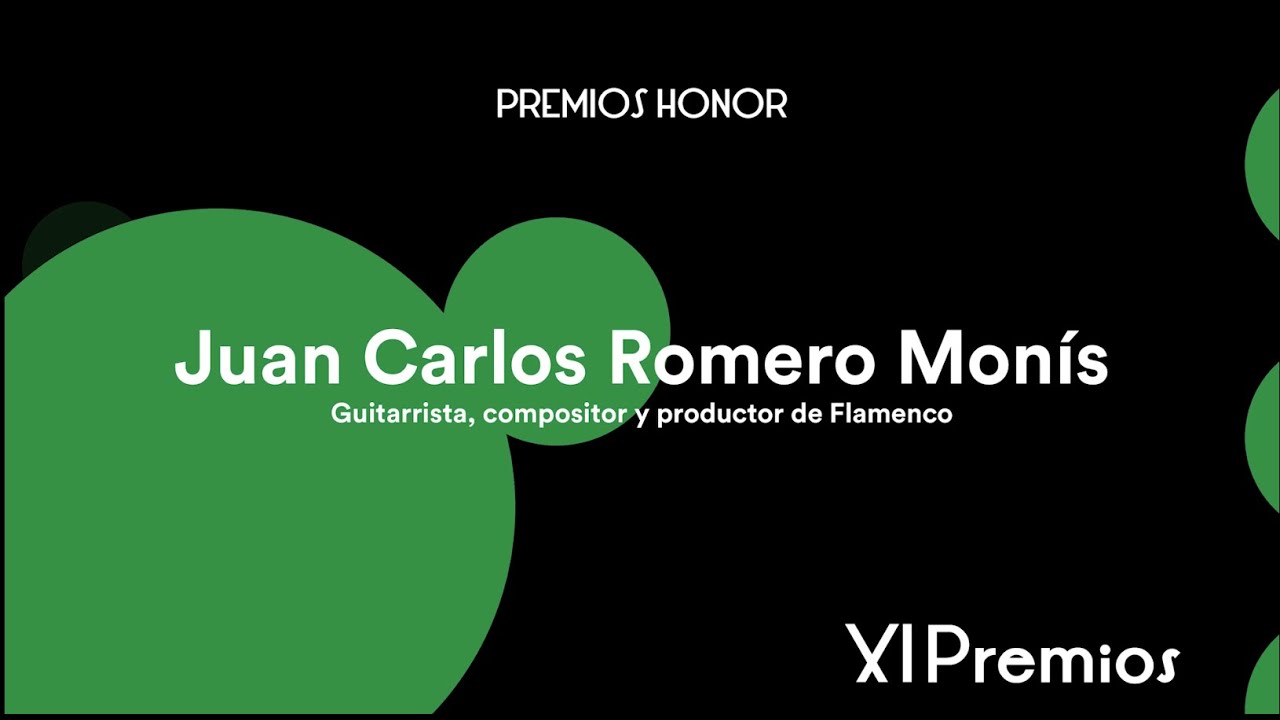 XI Premios Flamenco en el Aula - Premio de Honor - Juan Carlos Romero Monís