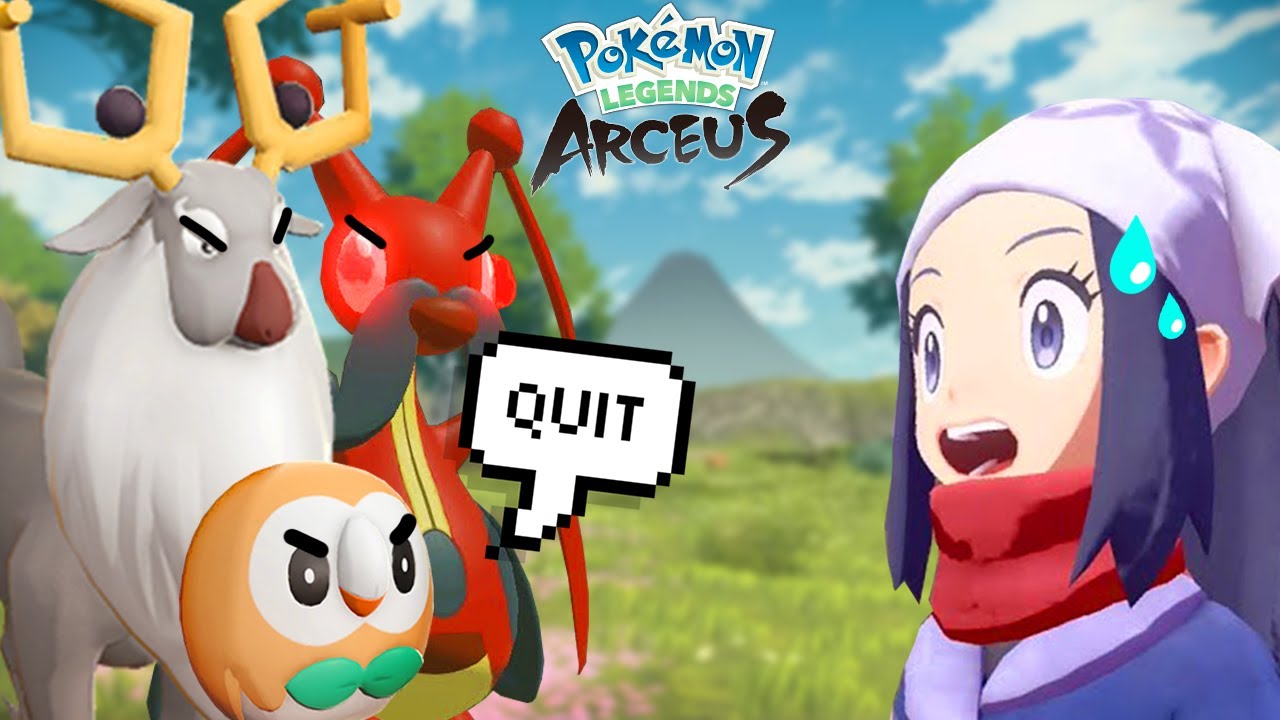 how i made ALL of my pokemon hate me (Pokemon Legends Arceus Funny Moments)