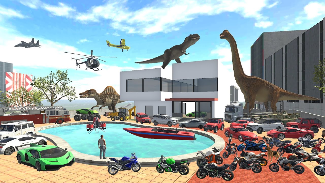 Indian Bike Driving 3D Open World Gameplay | Unlimited Bike Stunts 🔥