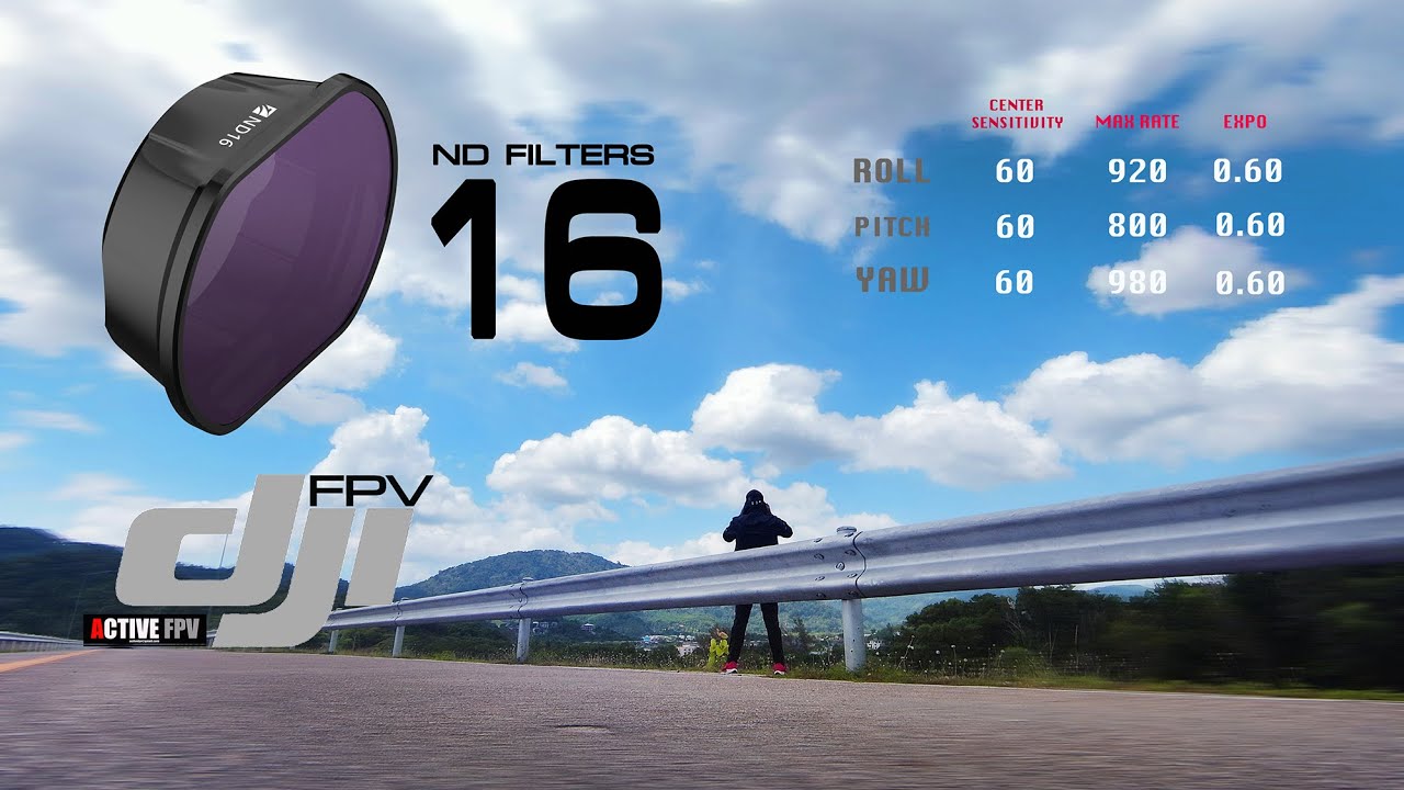 DJI FPV + ND16 - UNCUT FOOTAGE & RATES SETTINGS [4K] FPV THAILAND