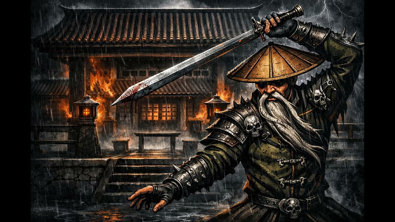 Lind Erebros / Shadow Fight 2 — Old Sensei (metal cover / AI)