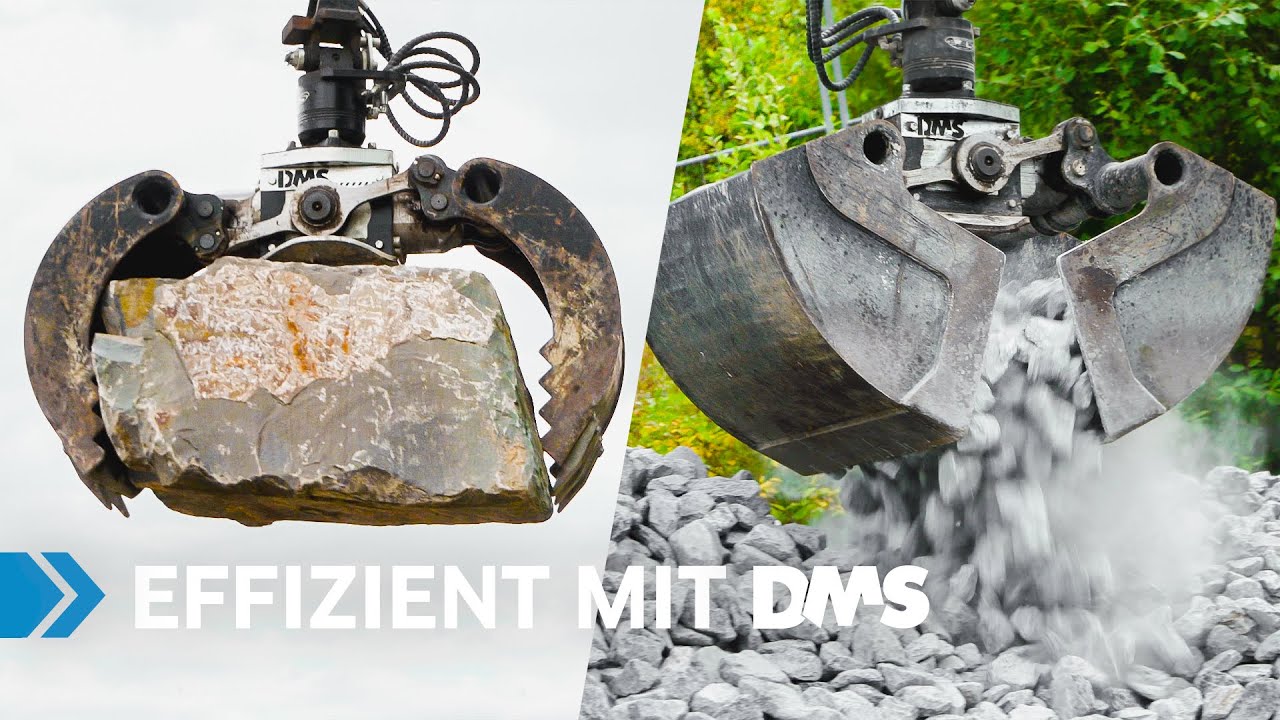 Effizient mit DMS: DMS Sortier- & Abbruchgreifer SG9050P | DMS Verladegreifer VG9080