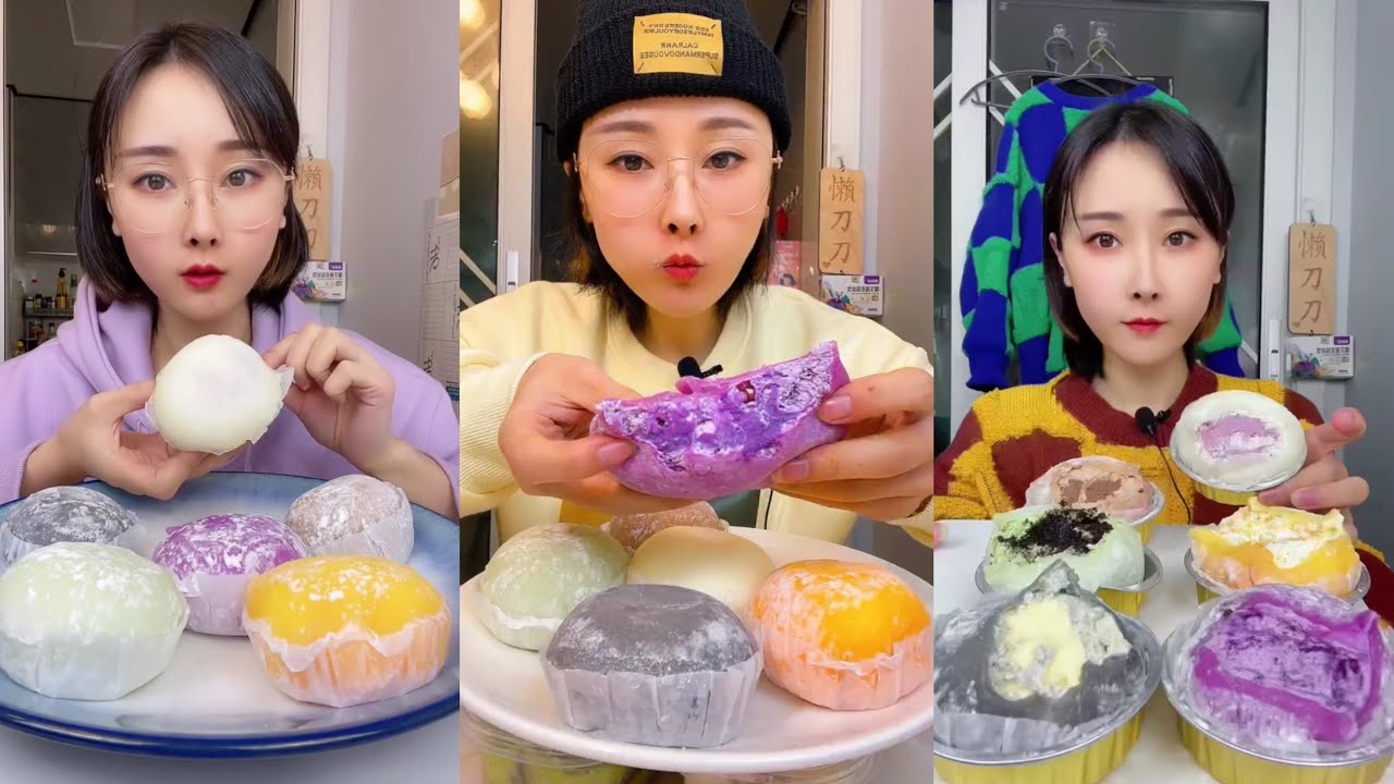 雪胖子 ice cream mochi ASMR