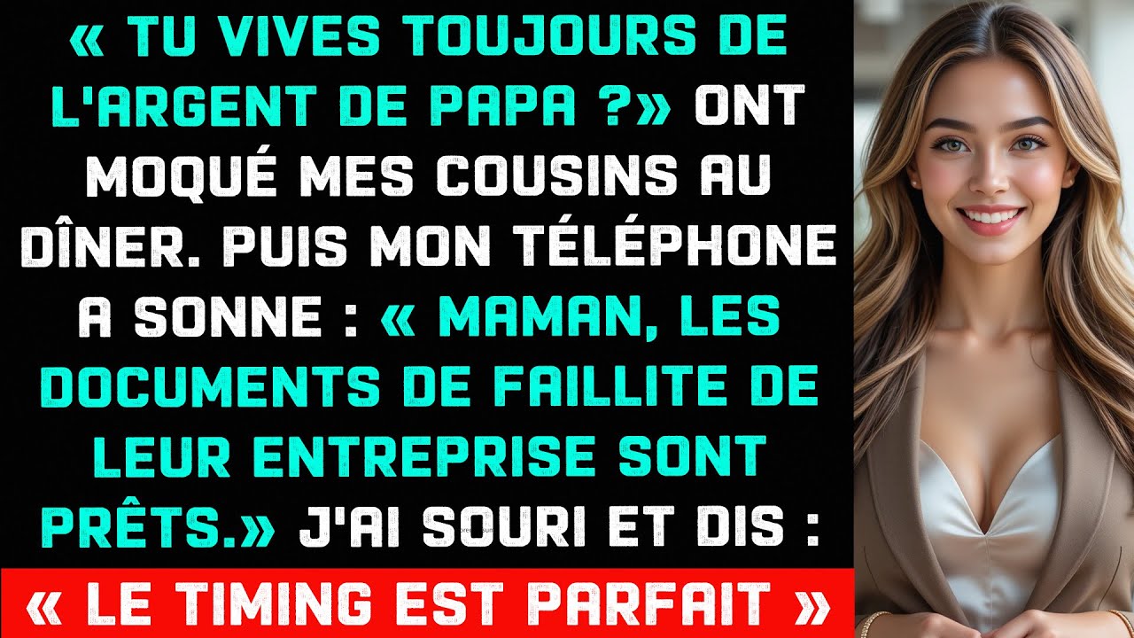 Au dîner de famille, ils m'ont traité d'inutile — Puis mon assistant a appelé sur leur faillite
