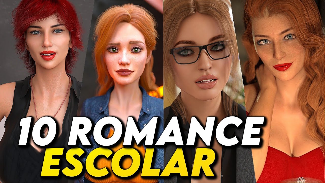 TOP 10 JOGOS DE ROMANCE ESCOLAR - Pc|Android