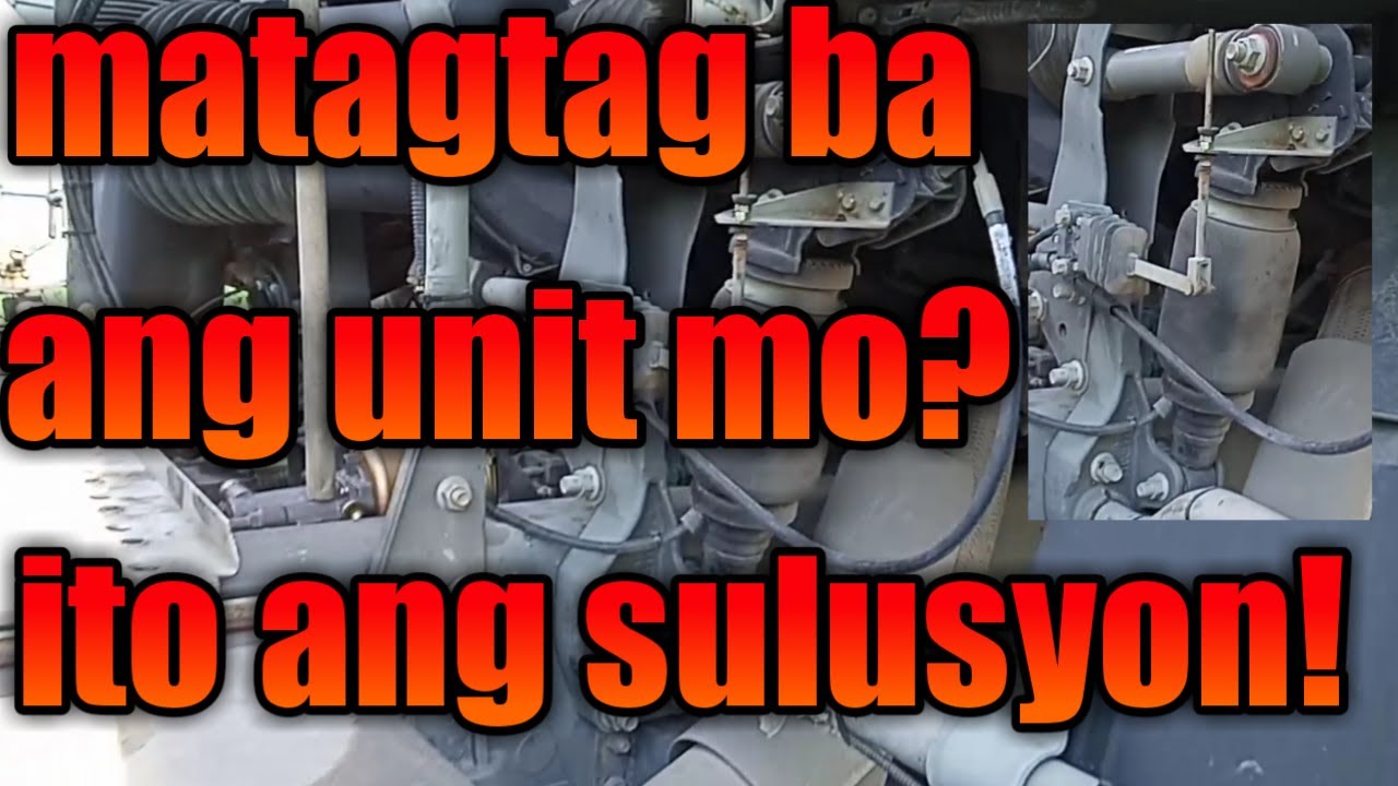 Paano mag adjust ng airbag at paano palambutin ang matagtag na cabin ng truck?