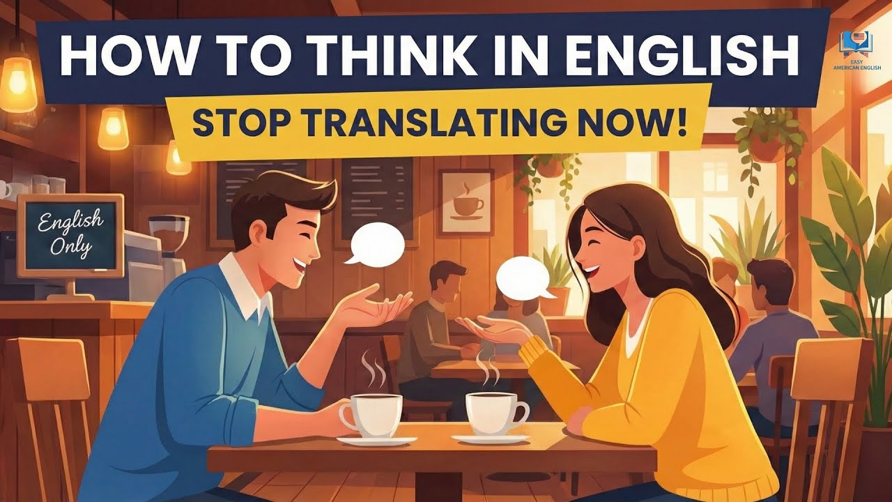 How to Think in English | Stop Translating in Your Head | Easy Tips for Beginners | English Podcast