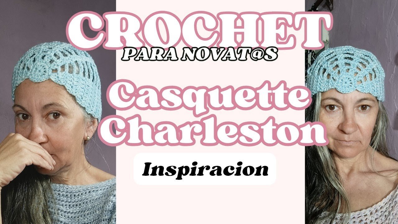 Casquette Charleston inspiración#casquette #crochetprincipiantes #crochet