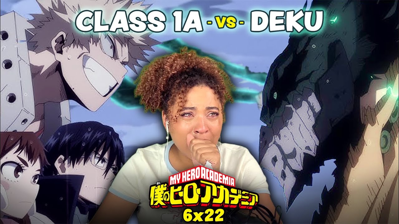 DEKU VS CLASS 1-A 😭 My Hero Academia Season 6 Episode 22 Reaction