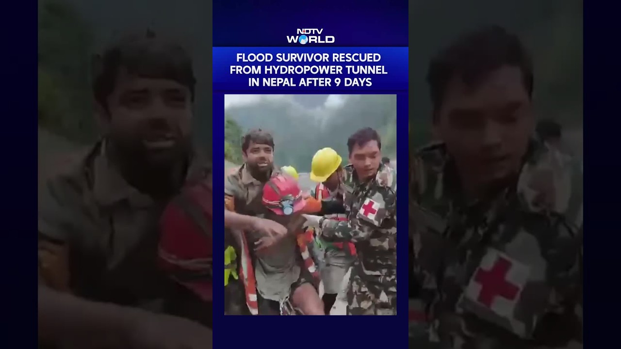 Flood Survivor Rescued From Hydropower Tunnel In Nepal After 9 Days