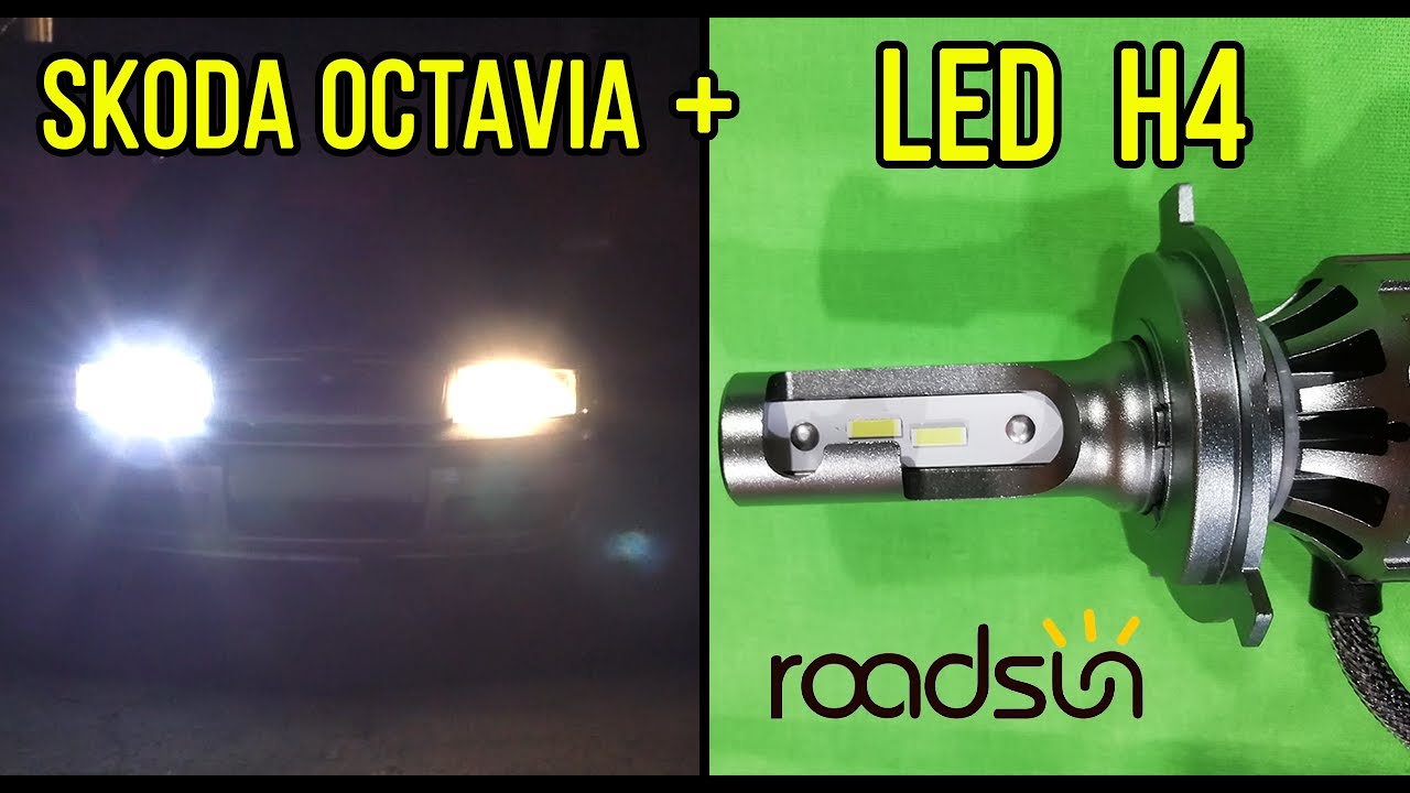 Одни из лучших 💡LED ламп H4 с AliExpress за 30$ !