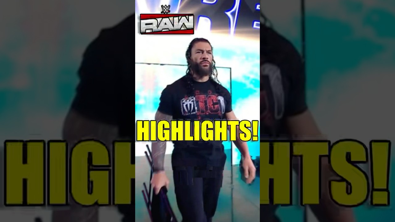WWE Monday Night Raw: полные результаты и лучшие моменты шоу! Роман Рейн возвращается!🔥